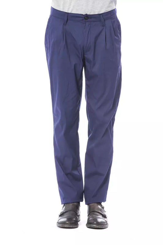 Pantalones chinos de algodón azul Verri para hombre