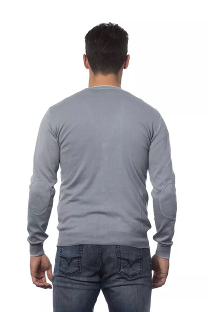 Cárdigan de algodón gris Verri para hombre