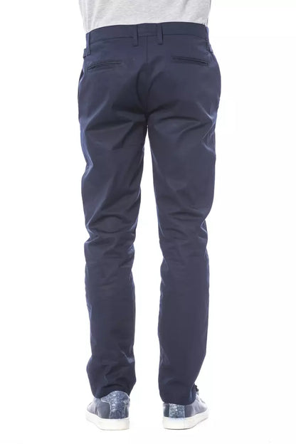 Pantalón de hombre de poliéster azul Verri