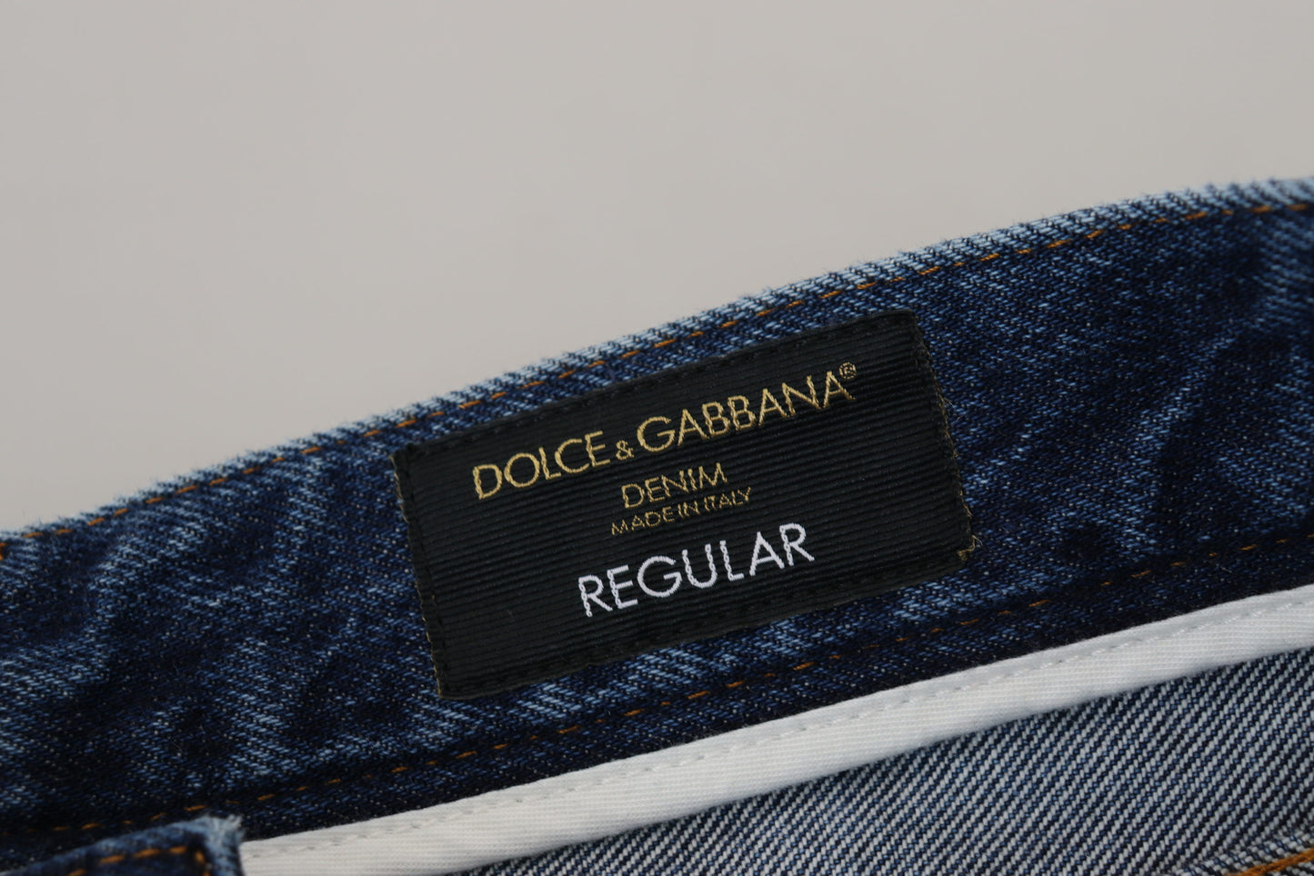 Dolce &amp; Gabbana Chic trasiga jeansbyxor för den moderna mannen