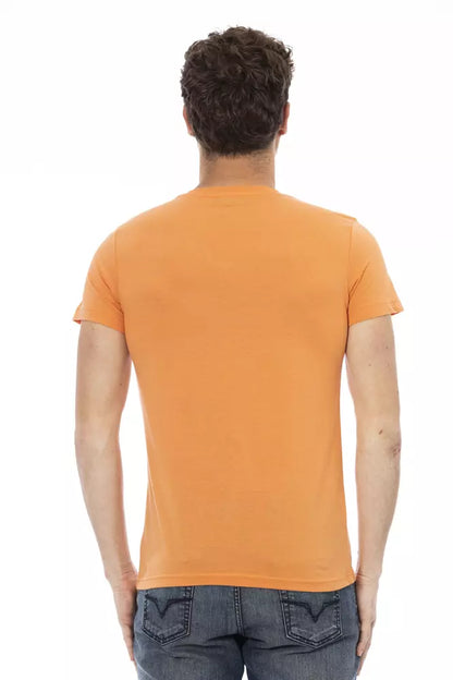 Trussardi Action Orange bomull män T-shirt