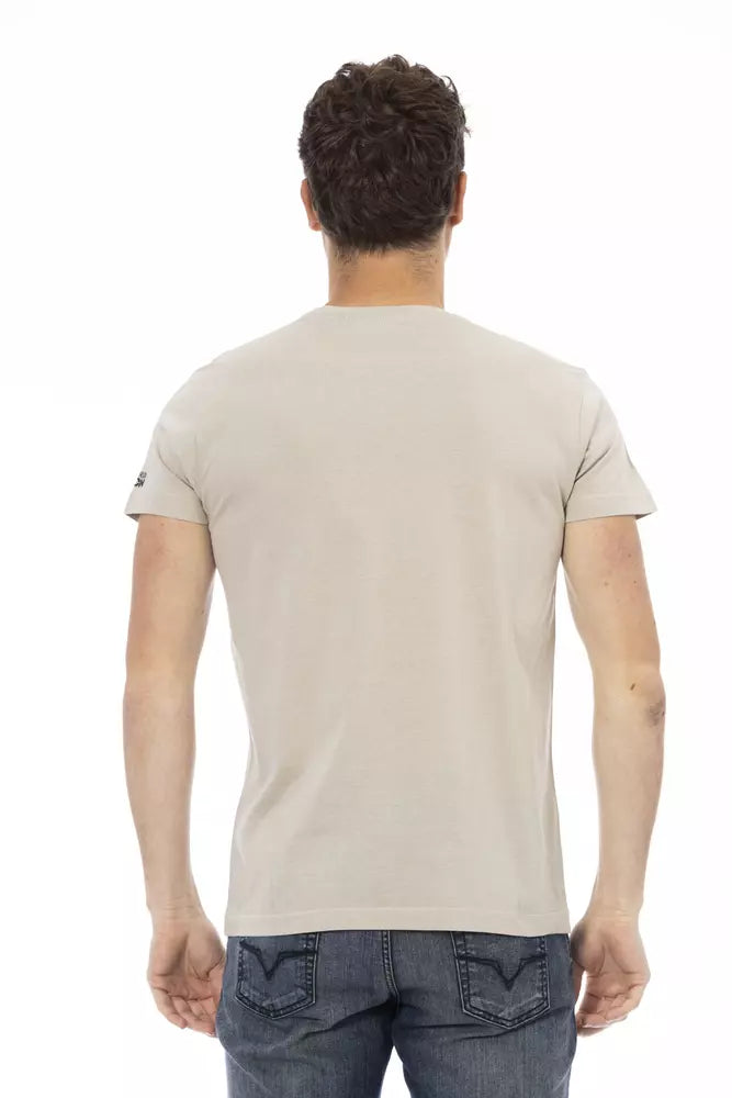 Trussardi Action Beige bomull män T-shirt