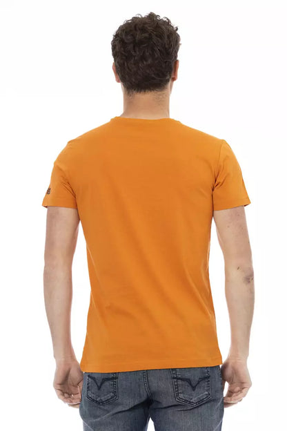 Camiseta de algodón naranja Action de Trussardi para hombre