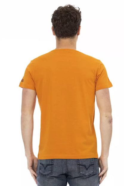 Trussardi Action Orange bomull män T-shirt