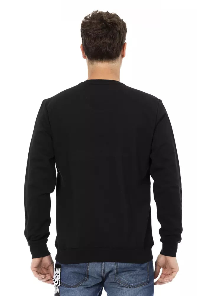 Automobili Lamborghini Black Cotton Men's Sweater