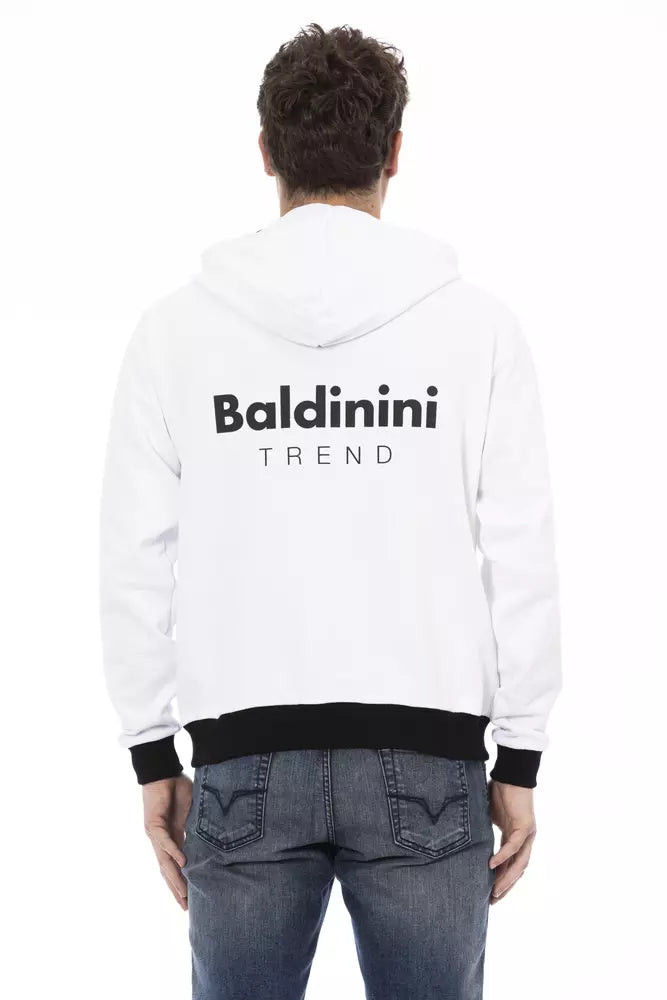 Jersey de algodón blanco para hombre Baldinini Trend