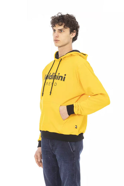 Sudadera con capucha Baldinini Trend de algodón amarillo para hombre