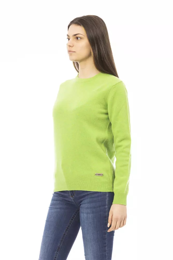 Jersey de mujer de lana verde Baldinini Trend