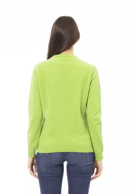 Jersey de mujer de lana verde Baldinini Trend