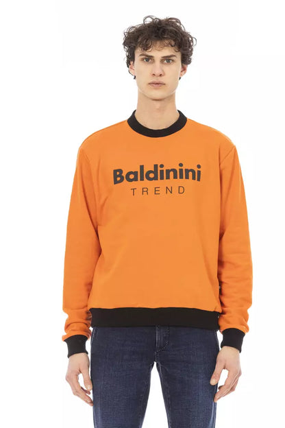 Jersey de algodón naranja para hombre Baldinini Trend