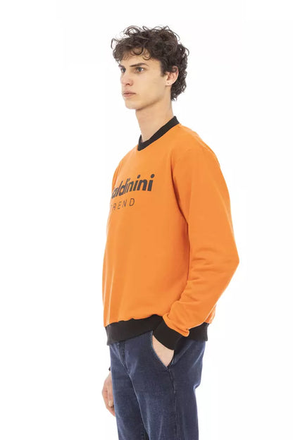 Jersey de algodón naranja para hombre Baldinini Trend