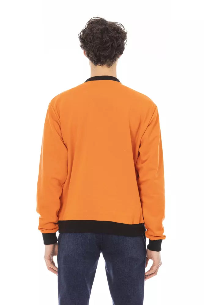 Jersey de algodón naranja para hombre Baldinini Trend