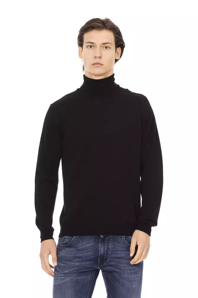 Jersey de hombre de tejido negro Baldinini Trend