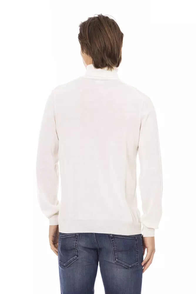 Jersey de hombre de tejido blanco Baldinini Trend