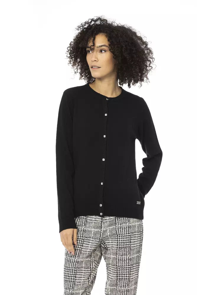 Jersey de lana negro para mujer Baldinini Trend