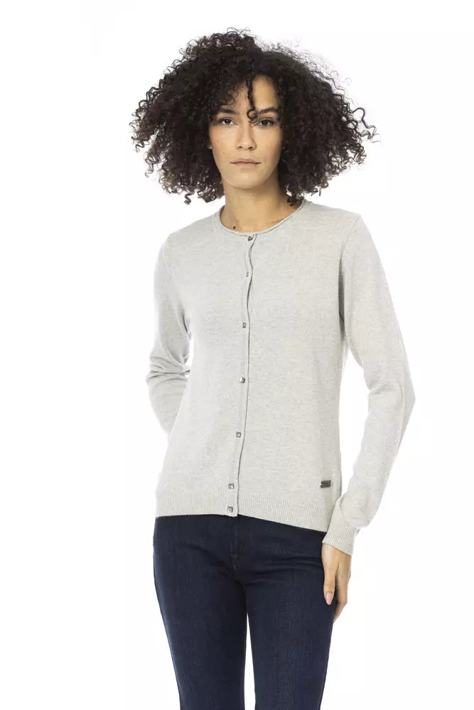 Jersey de mujer de lana gris Baldinini Trend