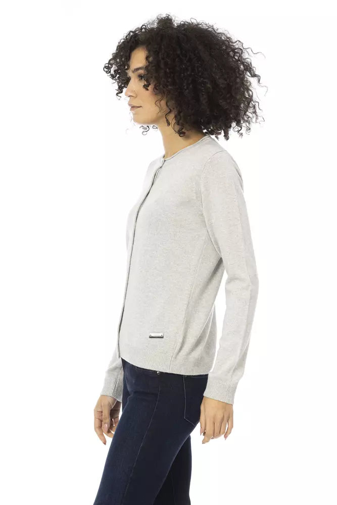 Jersey de mujer de lana gris Baldinini Trend