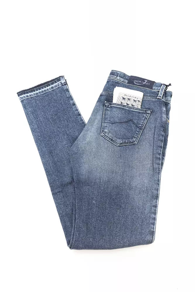 Jacob Cohen Blå bomull Dam Jeans