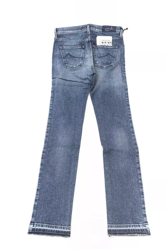 Jacob Cohen Blå bomull Dam Jeans