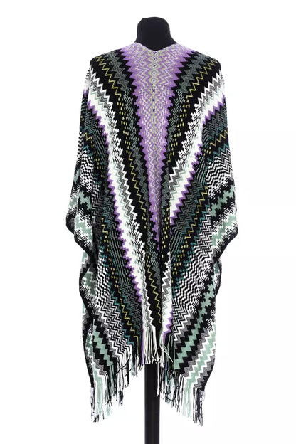 Poncho de lana multicolor para mujer de Missoni