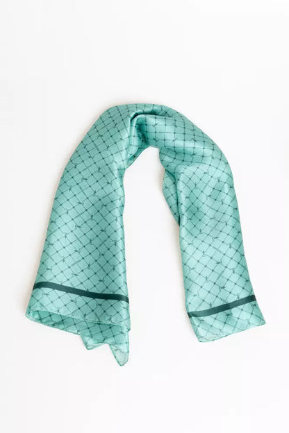 Trussardi Light Blue Silk Women Scarf