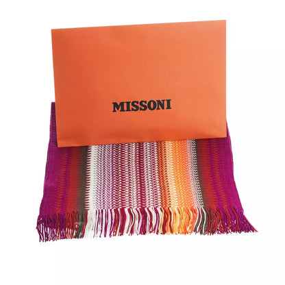 Bufanda de lana multicolor para hombre de Missoni