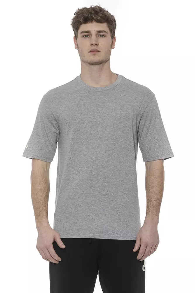 Camiseta de algodón gris Tond para hombre