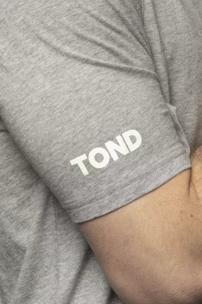 Camiseta de algodón gris Tond para hombre