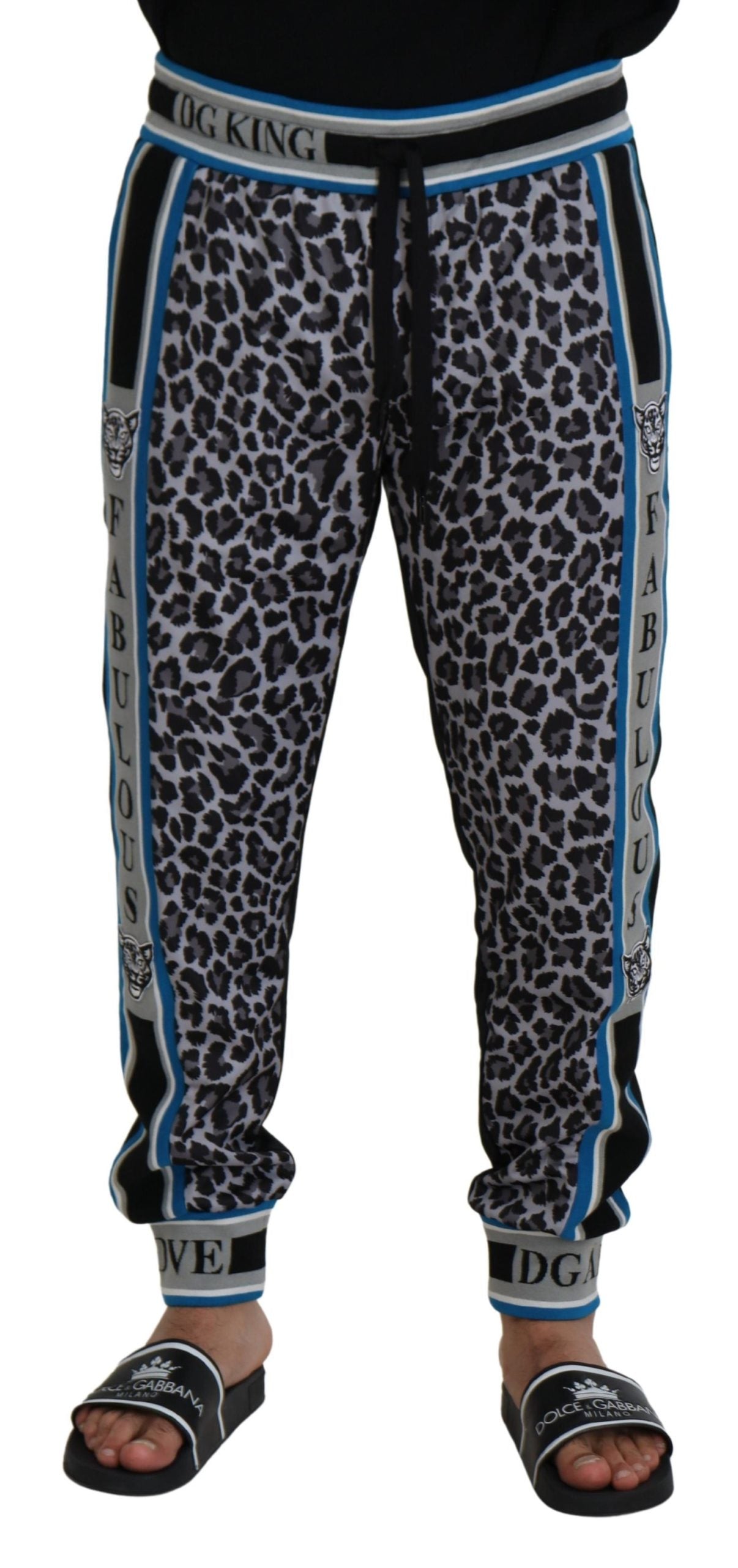 Dolce &amp; Gabbana Chic Multicolor joggingbyxor