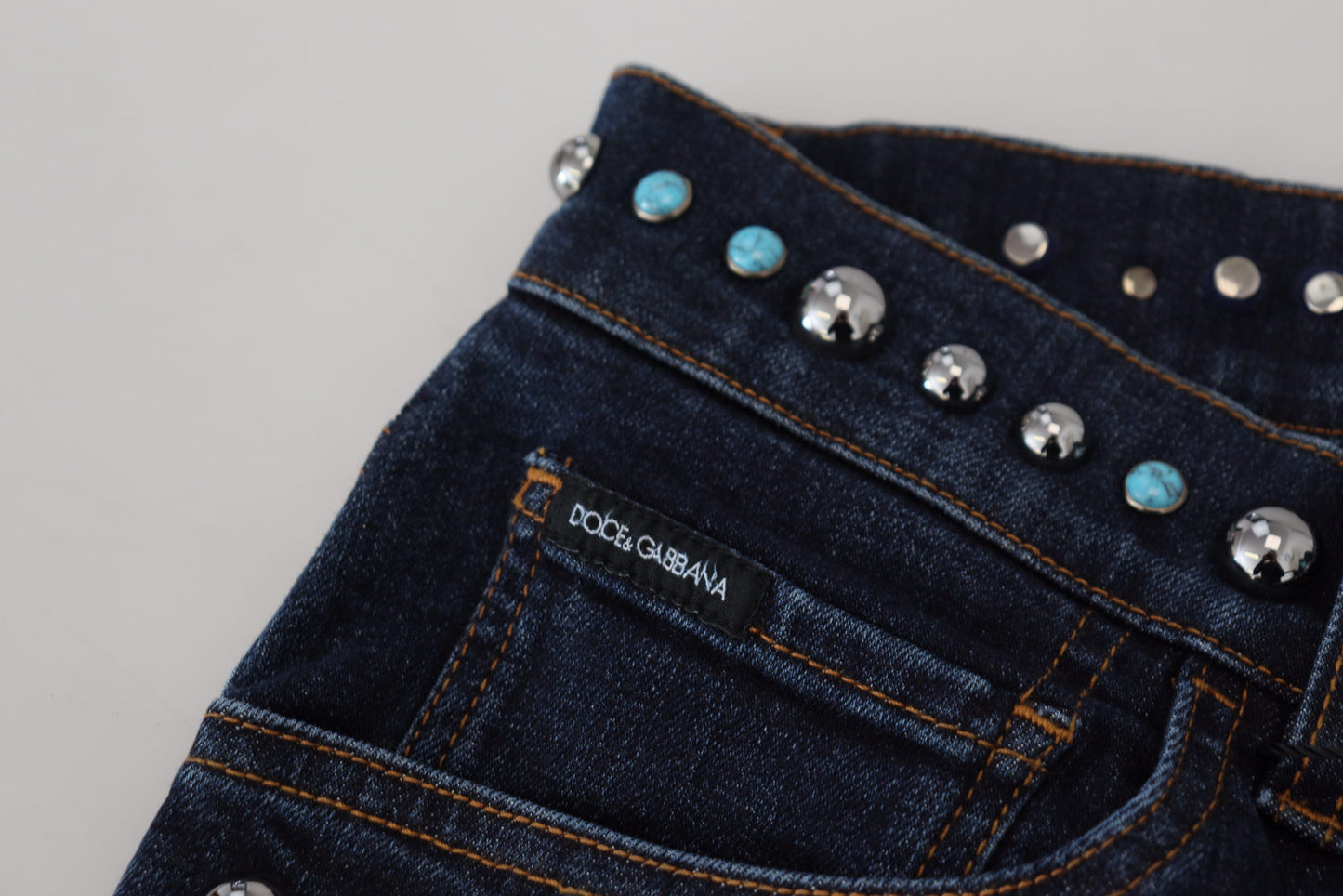 Dolce &amp; Gabbana Dudded Opulence Jeans