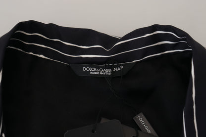 Chaqueta de pijama elegante de seda Dolce &amp; Gabbana