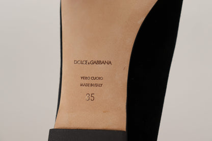 Dolce &amp; Gabbana eleganta platta lackskor