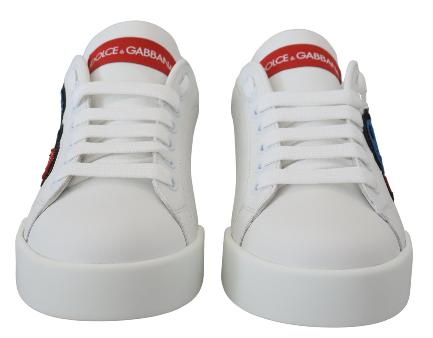 Dolce &amp; Gabbana Sparkling White Portofino Sneakers