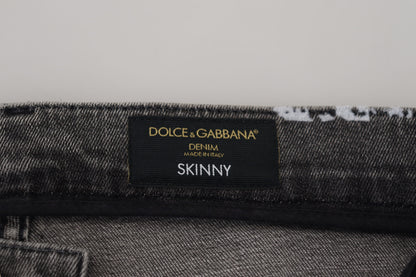 Dolce &amp; Gabbana Multicolor Tie Dye Denim Extravaganza