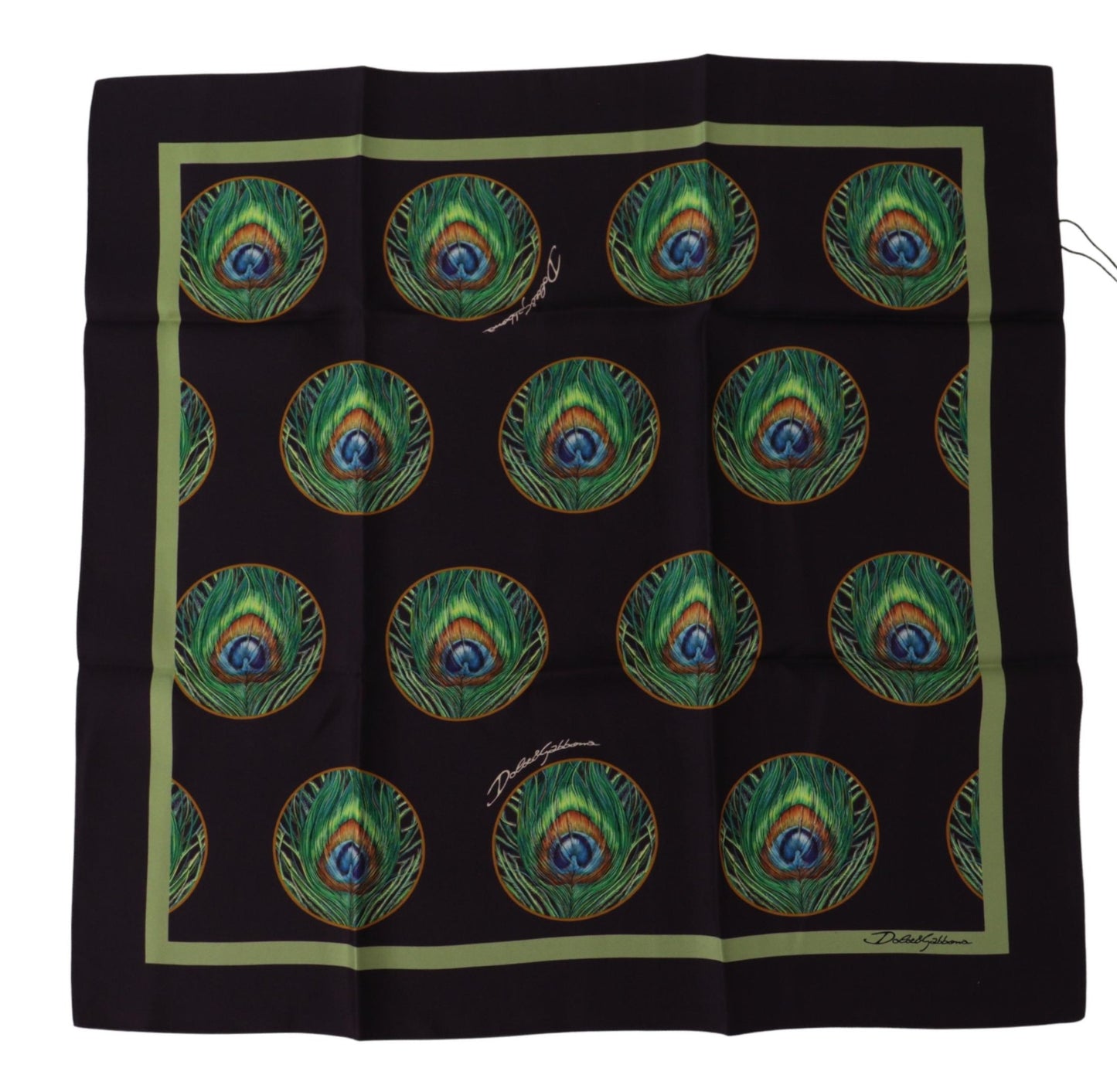 Dolce &amp; Gabbana Elegant Silk Square Scarf Wrap