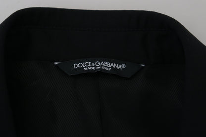 Blazer formal elegante color negro con diseño de martini de Dolce &amp; Gabbana