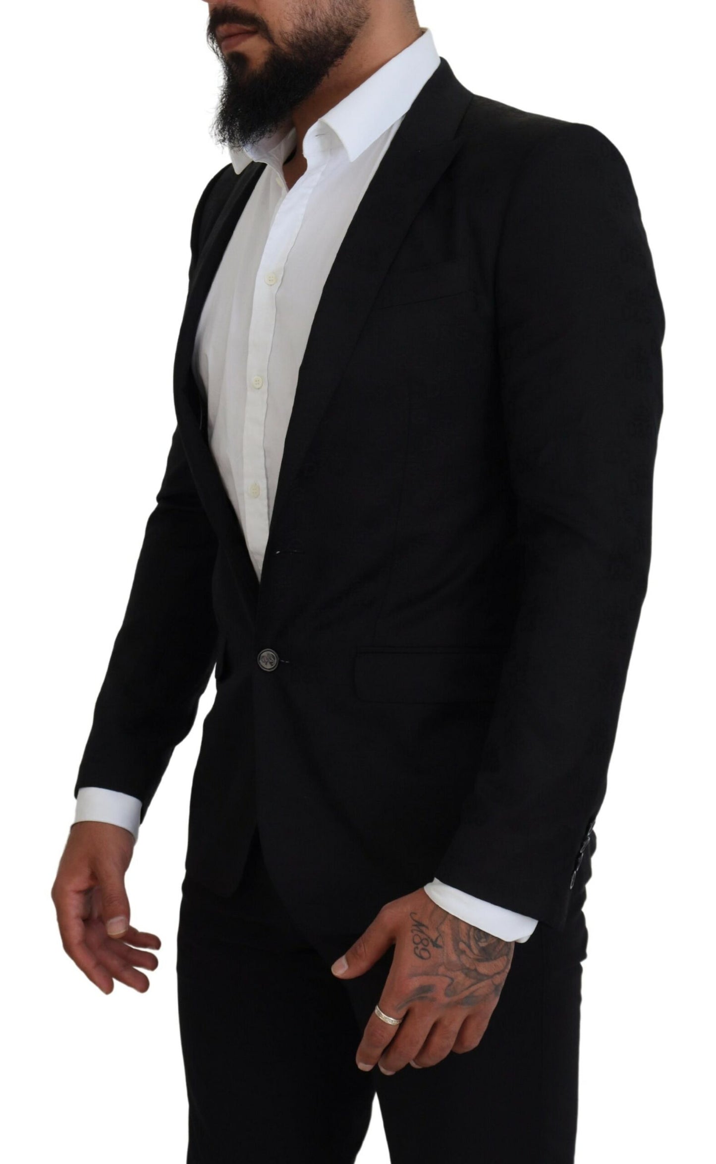 Blazer formal negro elegante estilo martini de Dolce &amp; Gabbana