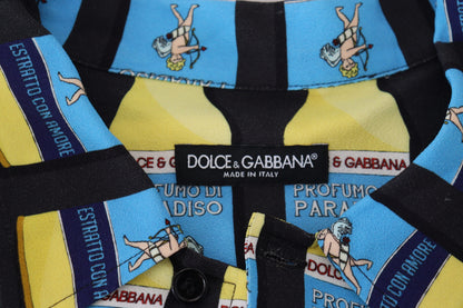 Dolce &amp; Gabbana Elegant fritidsskjorta med flera tryck