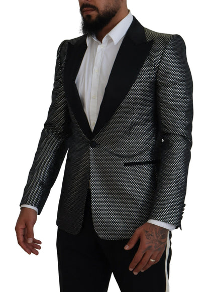 Dolce &amp; Gabbana Elegant Jacquard Single Breasted Blazer