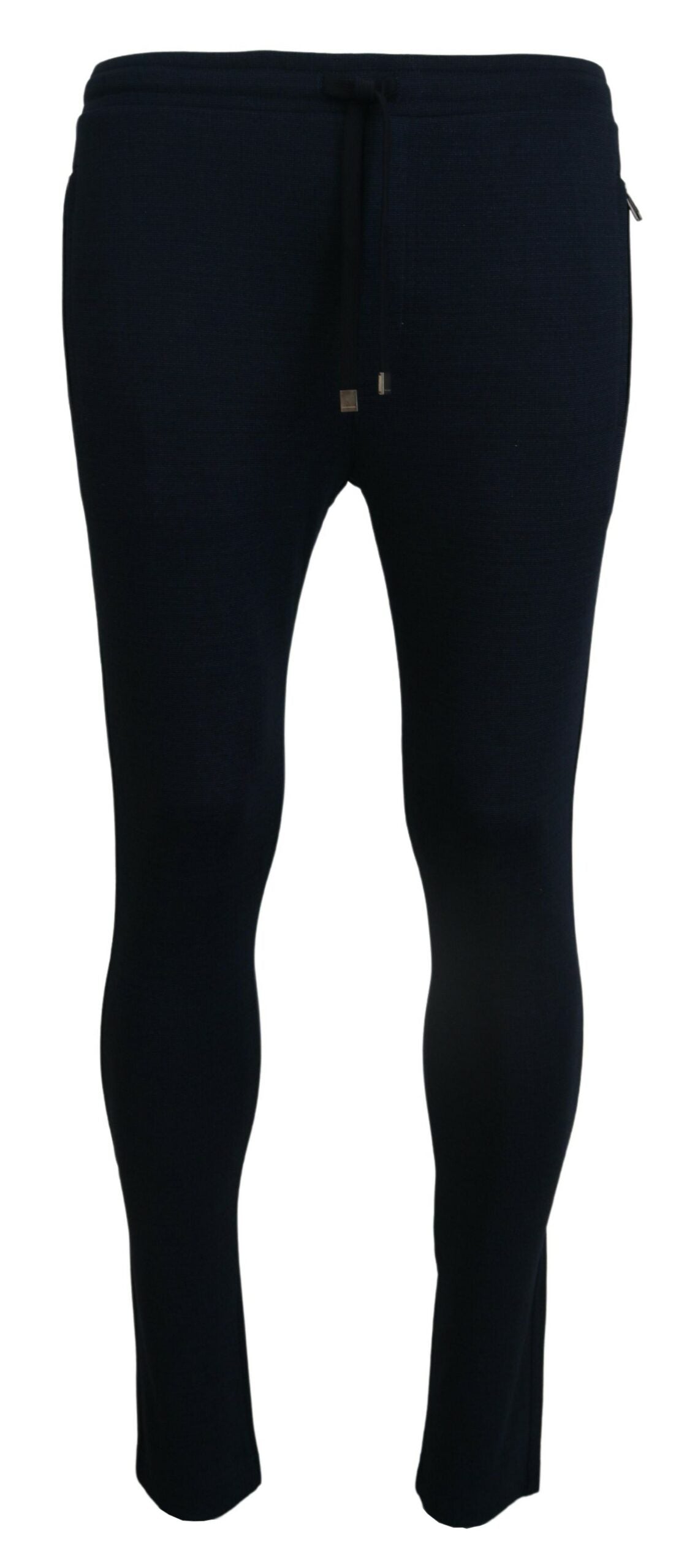 Dolce &amp; Gabbana Elegant Blue Casual Track Sweatpants