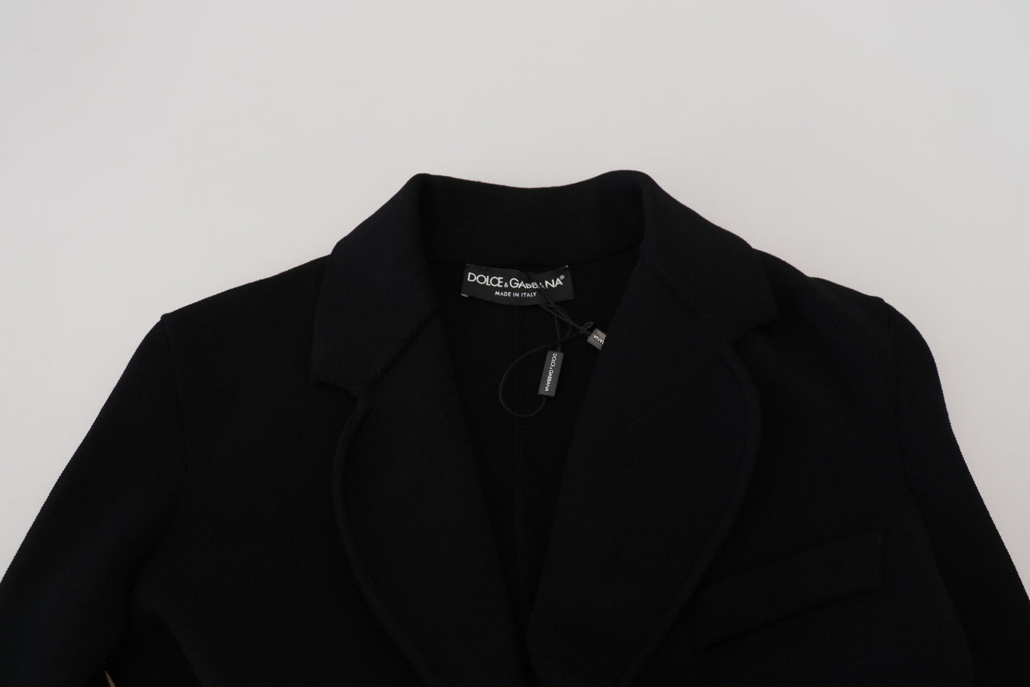 Chaqueta elegante de manga larga negra de Dolce &amp; Gabbana