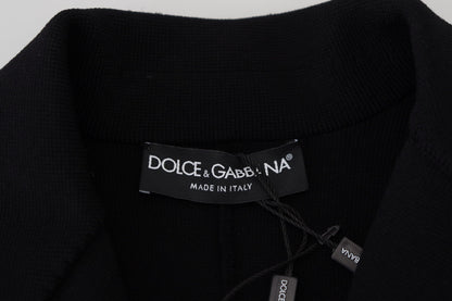 Chaqueta elegante de manga larga negra de Dolce &amp; Gabbana