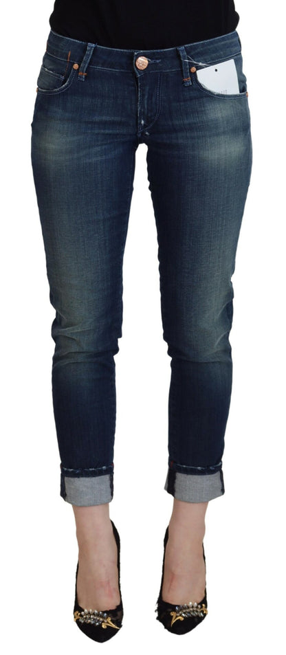 Acht Chic Slim Fit Jeans med låg midja