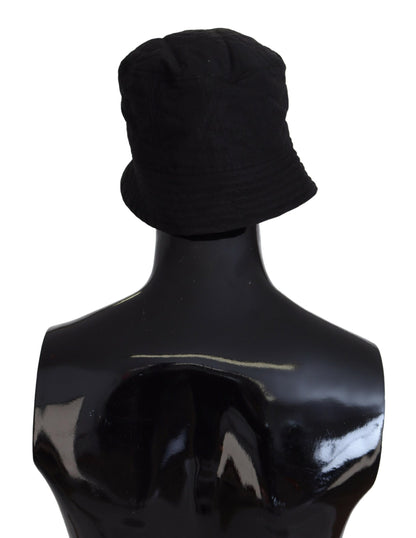 Dolce &amp; Gabbana Elegant Black Bucket Cap