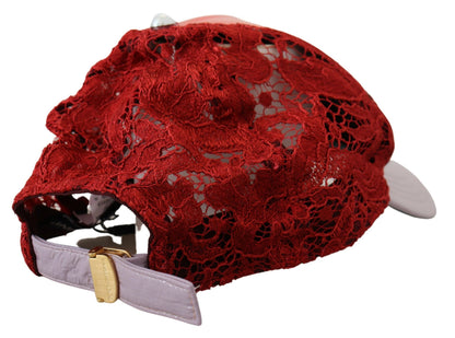 Gorra de béisbol elegante de algodón multicolor de Dolce &amp; Gabbana