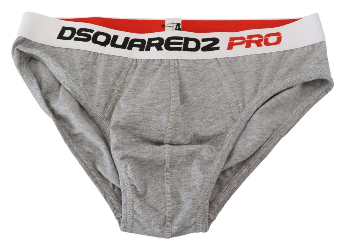 Dsquared² Elegant grå bomullsbyxa med stretch