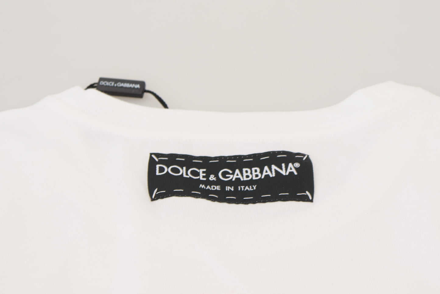 Dolce &amp; Gabbana Iconic Prints Designer bomullströja