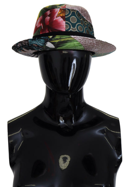 Dolce &amp; Gabbana Eclectic Chic Multicolor Fedora Keps