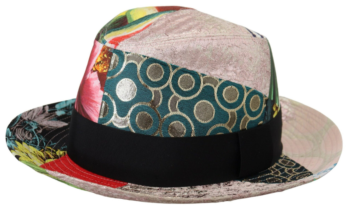 Dolce &amp; Gabbana Eclectic Chic Multicolor Fedora Keps