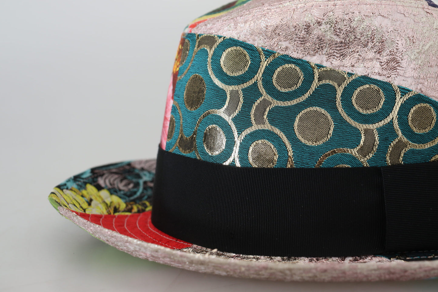 Dolce &amp; Gabbana Eclectic Chic Multicolor Fedora Keps